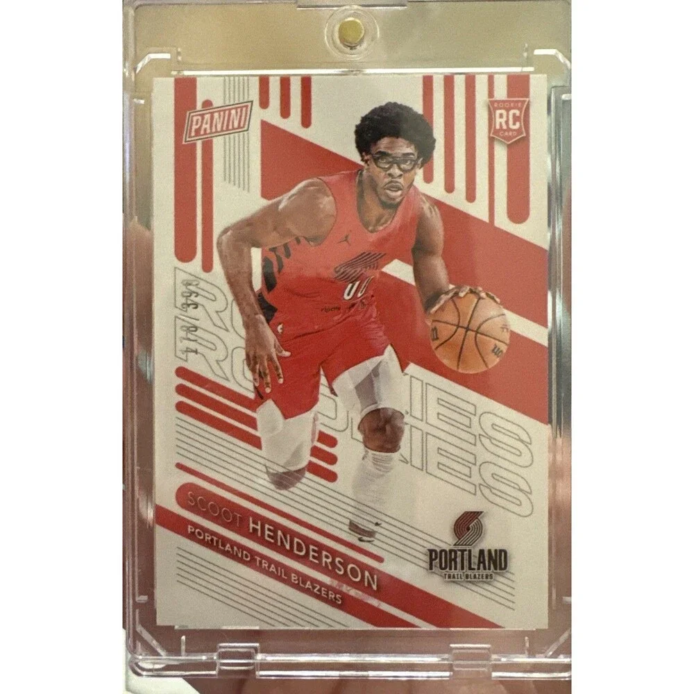 2024 Panini The National Scoot Henderson Rookies RC /399 #RC16 Trail Blazers